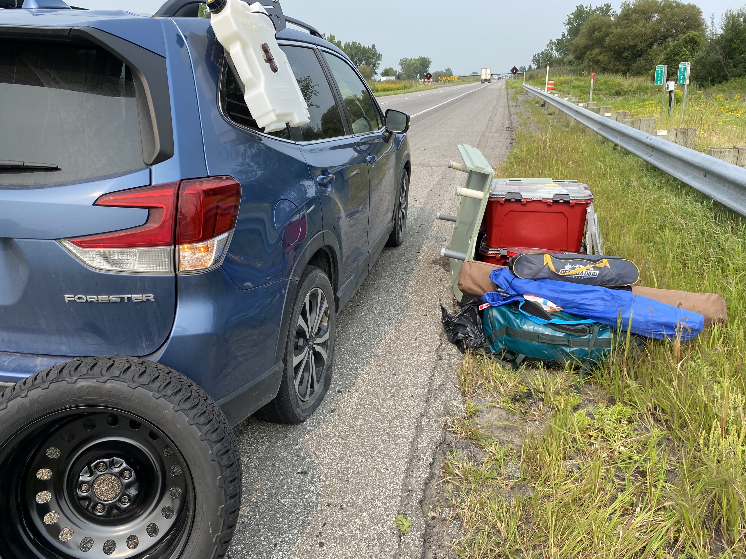 So much for whizzing through Ontario and Quebec Eastbound